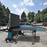 Outdoor 10 Table Tennis Table 4-Player Bundle 6