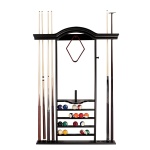 7-Cue Wall Rack (Black)