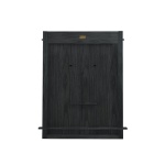 Alta Wall Mounted Cue Rack 12 (Black Ash)-1