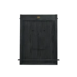 Alta Wall Mounted Cue Rack 12 (Black Ash)-1