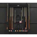 Alta Wall Mounted Cue Rack 12 (Black Ash)-3