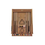Alta Wall Mounted Cue Rack 12 (Brushed Walnut)