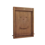 Alta Wall Mounted Cue Rack 12 (Brushed Walnut) (2)