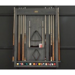 Alta Wall Mounted Cue Rack 12 (Charcoal)-3