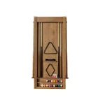 Alta Wall Mounted Cue Rack 6 (Brushed Walnut)
