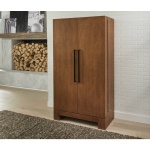 Alta Wine & Spirit Cabinet (Brushed Walnut) (2)