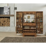 Alta Wine & Spirit Cabinet (Brushed Walnut) (3)