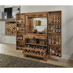 Alta Wine & Spirit Cabinet (Brushed Walnut) (4)