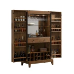 Braxton Wine Cabinet (Reclaimed Wood)-3