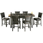 Burlington Game Table Set (Peppercorn)