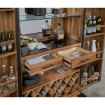 Knoxville Wine & Spirit Cabinet (Acacia) (4)