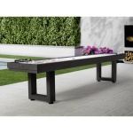Lanai Outdoor Shuffleboard Table (Obsidian Black) (5)