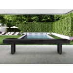 Lanai Outdoor Shuffleboard Table (Obsidian Black) (6)