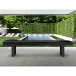 Lanai Outdoor Shuffleboard Table (Obsidian Black) (6)