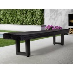 Lanai Outdoor Shuffleboard Table (Obsidian Black) (7)