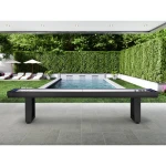 Lanai Outdoor Shuffleboard Table (Obsidian Black) (8)