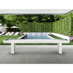 Lanai Outdoor Shuffleboard Table (Pearl White) (6)