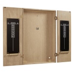 Port Royal Dartboard Cabinet (White Oak) (2)