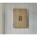 Port Royal Dartboard Cabinet (White Oak) (3)