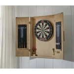 Port Royal Dartboard Cabinet (White Oak) (5)