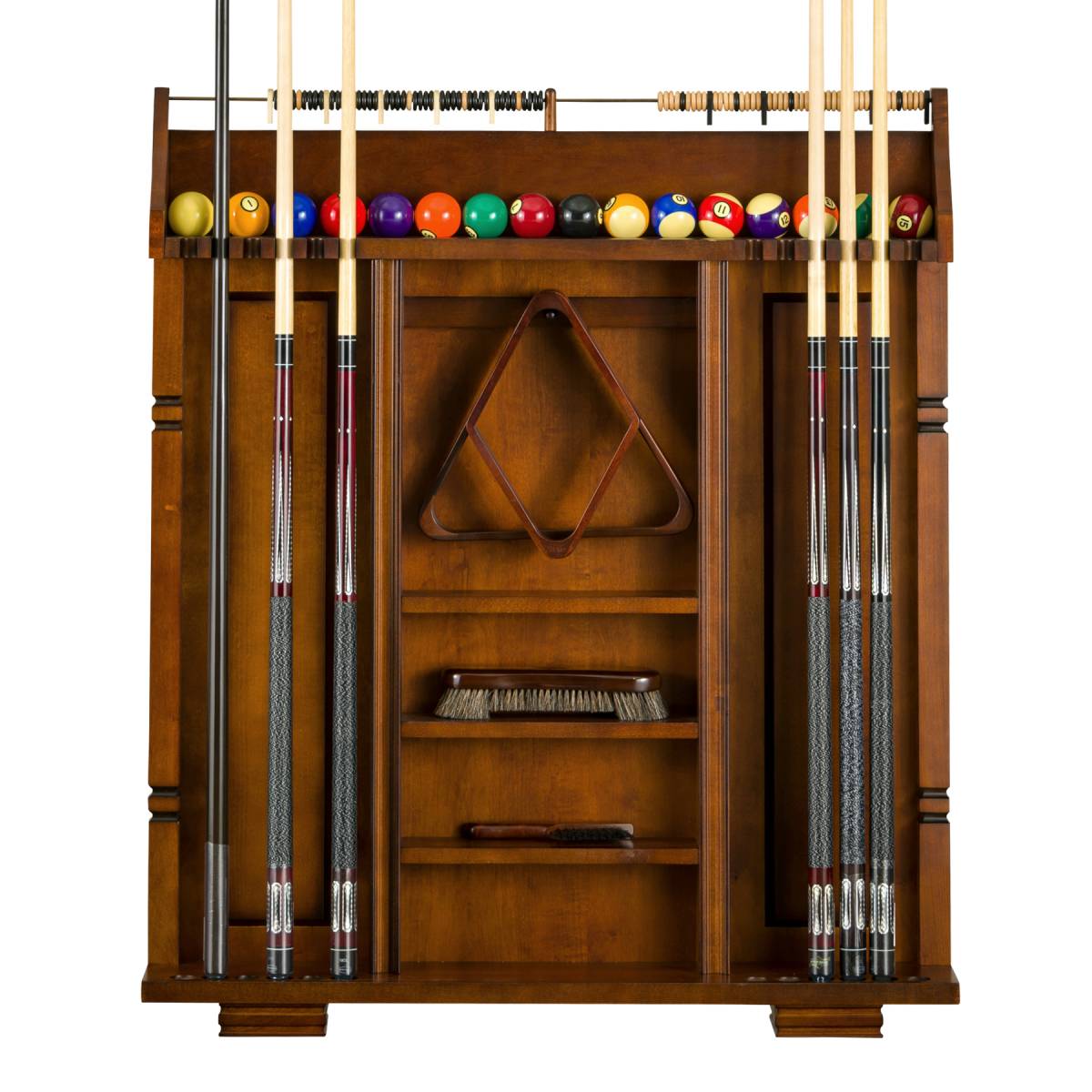 9 Racks Providence Rack (Sable) - Elite Home Gamerooms