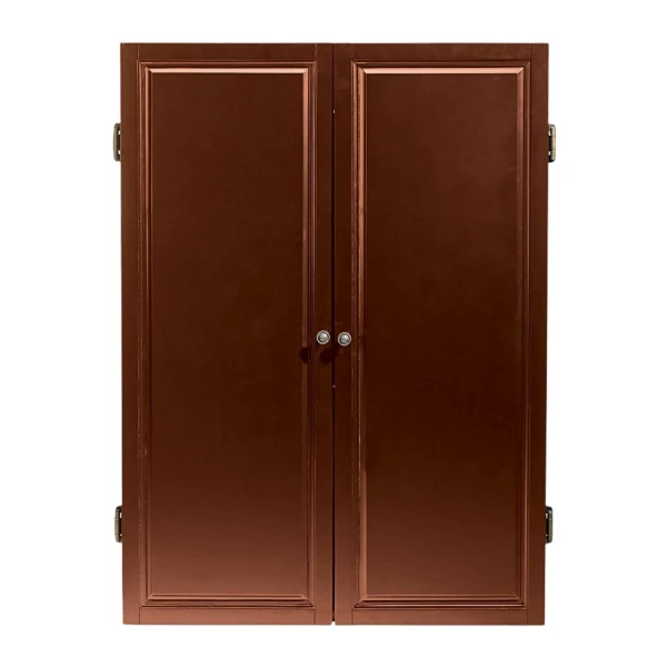 Strafford Dartboard Cabinet (Old World Mahogany)