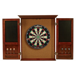 Windsor Dartboard Cabinet (Old World Mahogony) (1)