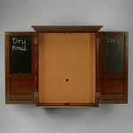 Windsor Dartboard Cabinet (Old World Mahogony) (5)