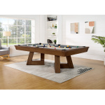 Aris 8' Pool Table Coffee Finish Aris 8' Pool Table Coffee Finish