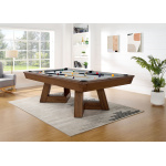 Aris 8' Pool Table Coffee Finish Aris 8' Pool Table Coffee Finish