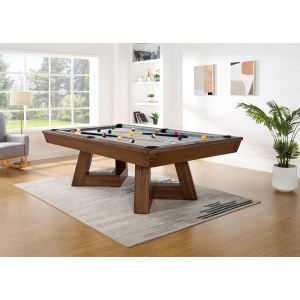 Aris 8' Pool Table Coffee Finish