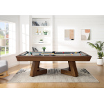 Aris 8' Pool Table Coffee Finish Aris 8' Pool Table Coffee Finish