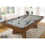 Aris 8' Pool Table Coffee Finish Aris 8' Pool Table Coffee Finish